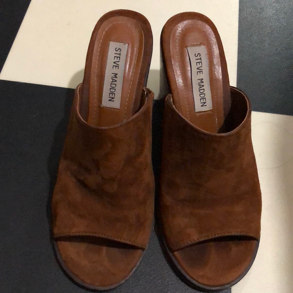 Steve Madden Krizia camel mule